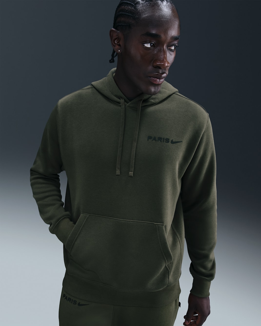 Paris Saint-Germain Club Men's Nike Soccer Fleece Pullover Hoodie